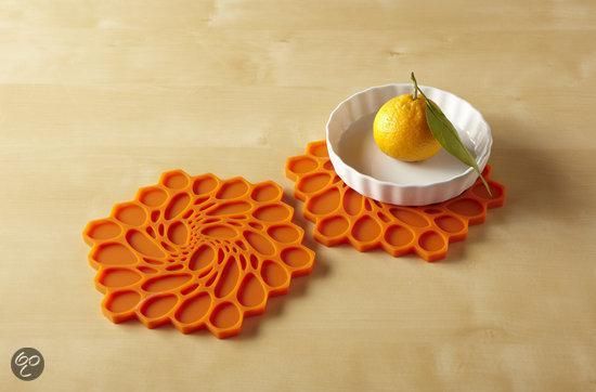 Modern Twist Studio Hive Onderzetter - Tangerine