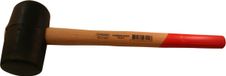 Skandia Rubberhamer 60mm Zwart Zacht