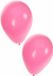 Bellatio Decorations party ballonnen - 25x stuks - roze - 27 cm