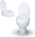 Toiletverhogerc Mobiclinic Titán Toiletverhoger - 10 cm - Met deksel - Max 160 kg - Wit