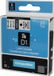 Rillprint D1 standaard labels wit-zwart 9mm