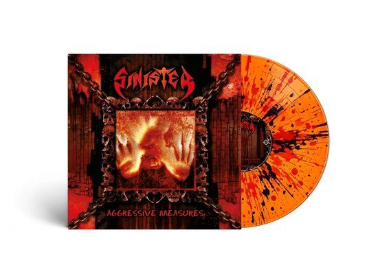 Aggressive Sinister Aggressive Measures LP Coloured Vinyl Orange/Black/Red