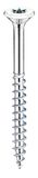 Connex Universele schroeven 5,0 x 50 mm - 1 kg grootverpakking - verzonken kop - TX-aandrijving - gedeeltelijke schroefdraad - blauw verzinkt