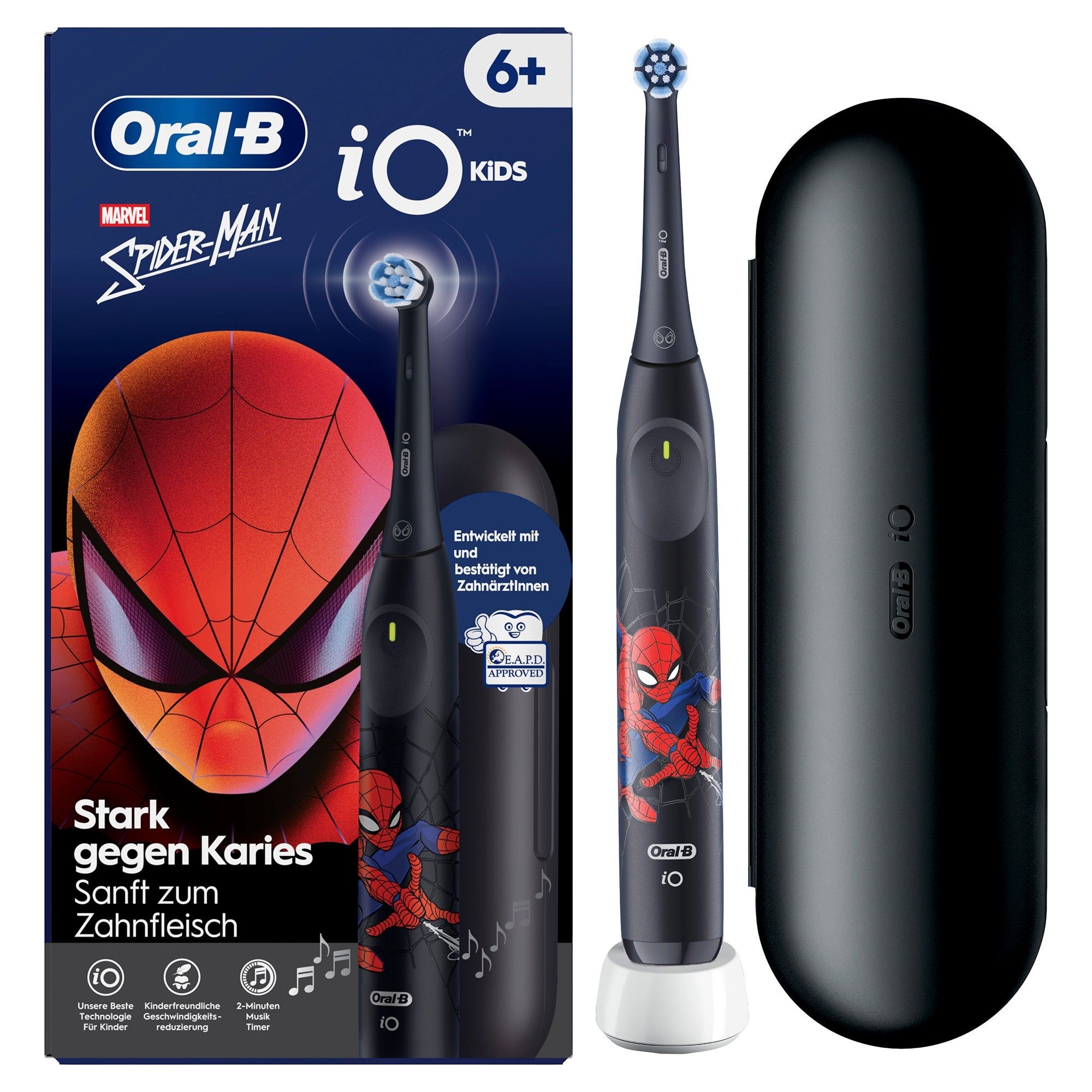 Oral-B iO Kids Spiderman Elektrische Tandenborstel - Zwart