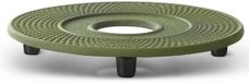 Unyqoos® Gietijzeren groene onderzetter met noppen voor optimale bescherming
