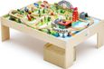 VEVOR Houten speeltafel voor kinderen met 120 onderdelen en een inklapbare opbergbak