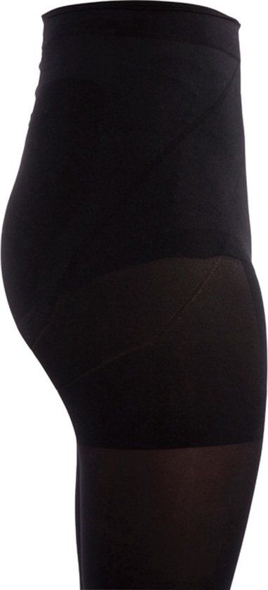 PIECES PCSHAPER 40 denier shaping panty - L/XL - Zwart