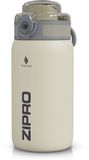 ZIPRO Thermosbeker 500ml - RVS Isoleerbeker - Lekvrij - 6u Warm/Koud - BPA-vrij - Beige
