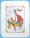 Tobin T21770 Zeilen weg Baby Quilt gestempeld kruis Stitch Kit