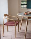 Kave Home Nina - Restaurant- & eetkamerstoel - bruin