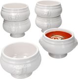 MamboCat Set van 6 terrines met leeuwenkop Leo 0.45L