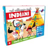 Nel villaggio degli indiani. Ediz. a colori. Con puzzle 3D