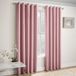 Enhanced Living Vogue Blush Roze 90 x 90 inch (229 x 229 cm) Oogjes Thermische Geluidsonderdrukkende Dim Out Gordijnen voor Slaapkamer en Woonkamer