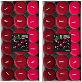 Conpax Candles Bougies parfumées - Mega pack - 72x - Arôme cerise - 4,5 heures de combustion