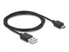 DeLOCK 64213 0,18 m HDMI Type A (Standaard) DisplayPort + Micro-USB Zwart