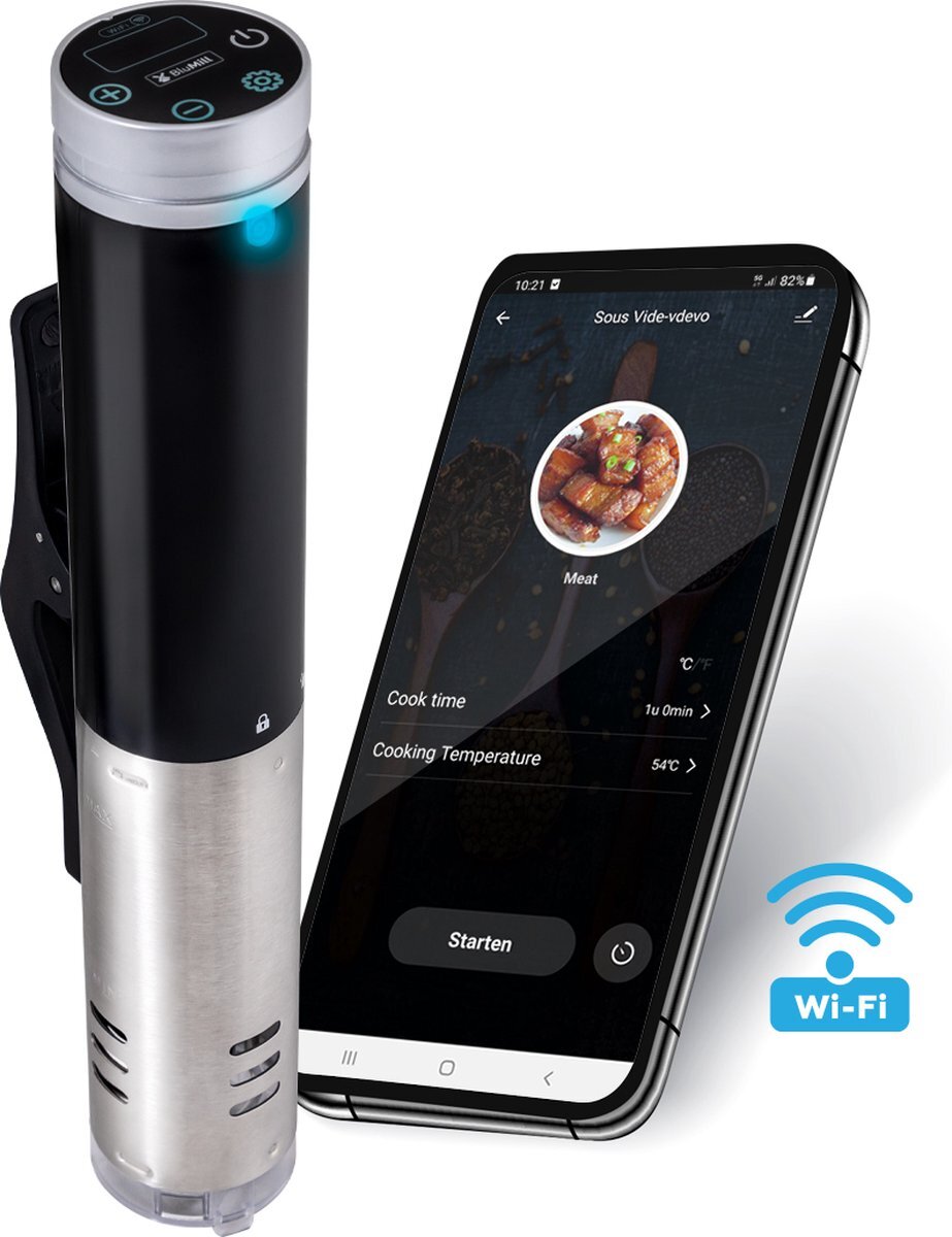 BluMill Sous Vide Stick – met Wifi functie en App – Slowcooker