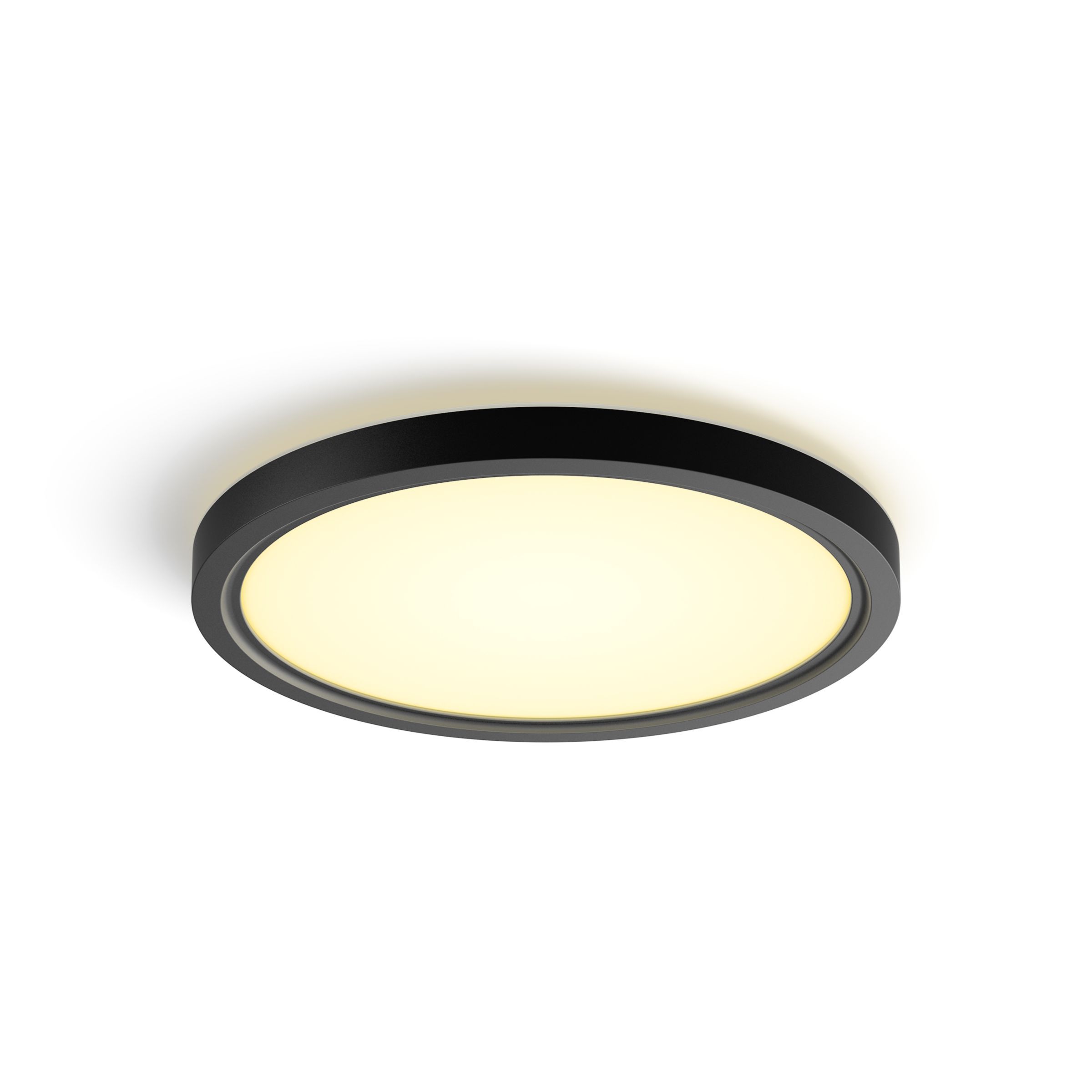 Philips Hue Tento LED Plafondlamp - Ø30cm - Zwart - White Ambiance