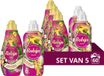 Robijn Perfect Match Wasmiddel en Wasverzachter Pakket - Tropical - 5 stuks - 60 Wasbeurten