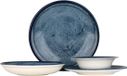 Kütahya Porselen Serviesset (Medium) - Blue Stone - 24 delig - 6 personen - Porselein