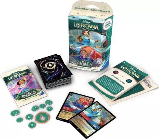 Ravensburger Disney Lorcana S7 Deck 1J B -Belle Bête, Kaartspel, Kaarten ruilen, 8 jaar