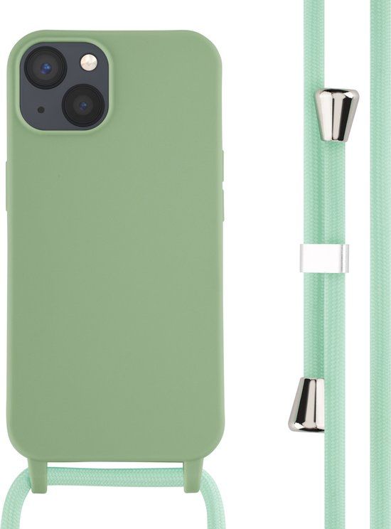 iMoshion Hoesje Met Koord Groen voor iPhone 13