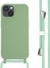 iMoshion Hoesje Met Koord Groen voor iPhone 13