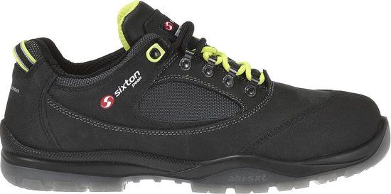 Sixton Swing Laag S3 Zwart/Lime - Maat 42