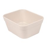 Kommen Asami Ware Schalen, 580 ml, 14 x 11,5 x 6 cm, Ivoor, Melamine, 16 stuks
