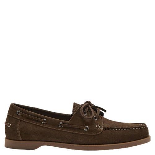 Mango Man suède bootschoenen - bruin