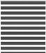 Zebra Store 125x100 cm Noir