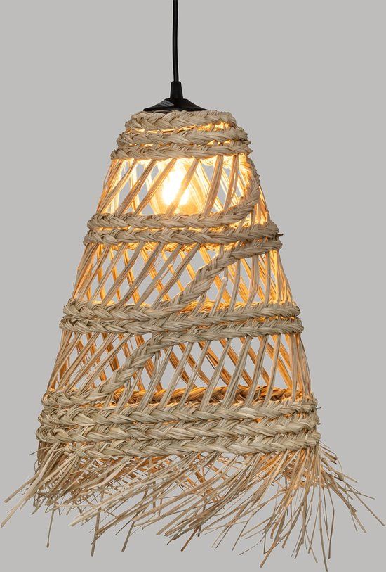 Atmosphera Hanglamp Lahys - E27 - Ø28xH48cm - Naturel
