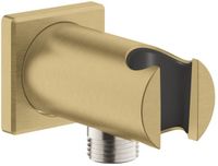 Grohe Rainshower Wandaansluitbocht - 1/2" - met houder - vierkante rozet - brushed cool sunrise (goud)