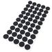 Adsamm® 50 x Zelfklevende Viltglijders Zwart ø 20 mm Rond 3,5 mm Dik