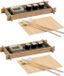 Cosy&Trendy Billiet - Vanlaere 4-delige bamboe sushi serveerset voor 1 persoon