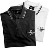Scubapro Polo Blanc, Noir XL