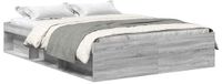 vidaXL Bedframe Grijs Sonoma Eikenkleurig 140x190 cm