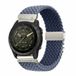 By Qubix Qubix - Braided Nylon Watch Band for Garmin Instinct E - 20mm Quickfit - Blue-Grey