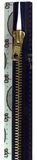 Opti MM60-18-00210 ritssluiting, 51% polyacryl, 49% katoen, 00210 blauw, 18 cm