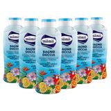 Milmil Aloha Aloha douchebadkamer, intensieve geur met natuurlijke antibacterieel, dermatologisch getest PH fysiologisch - 6 x 1000 ml