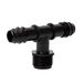 Cofan T-stekker met dubbel verbindingsstuk en 1/2 inch schroefdraad