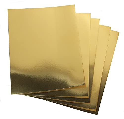 Hygloss Metallic folie Board platen, goud - 0081187282045