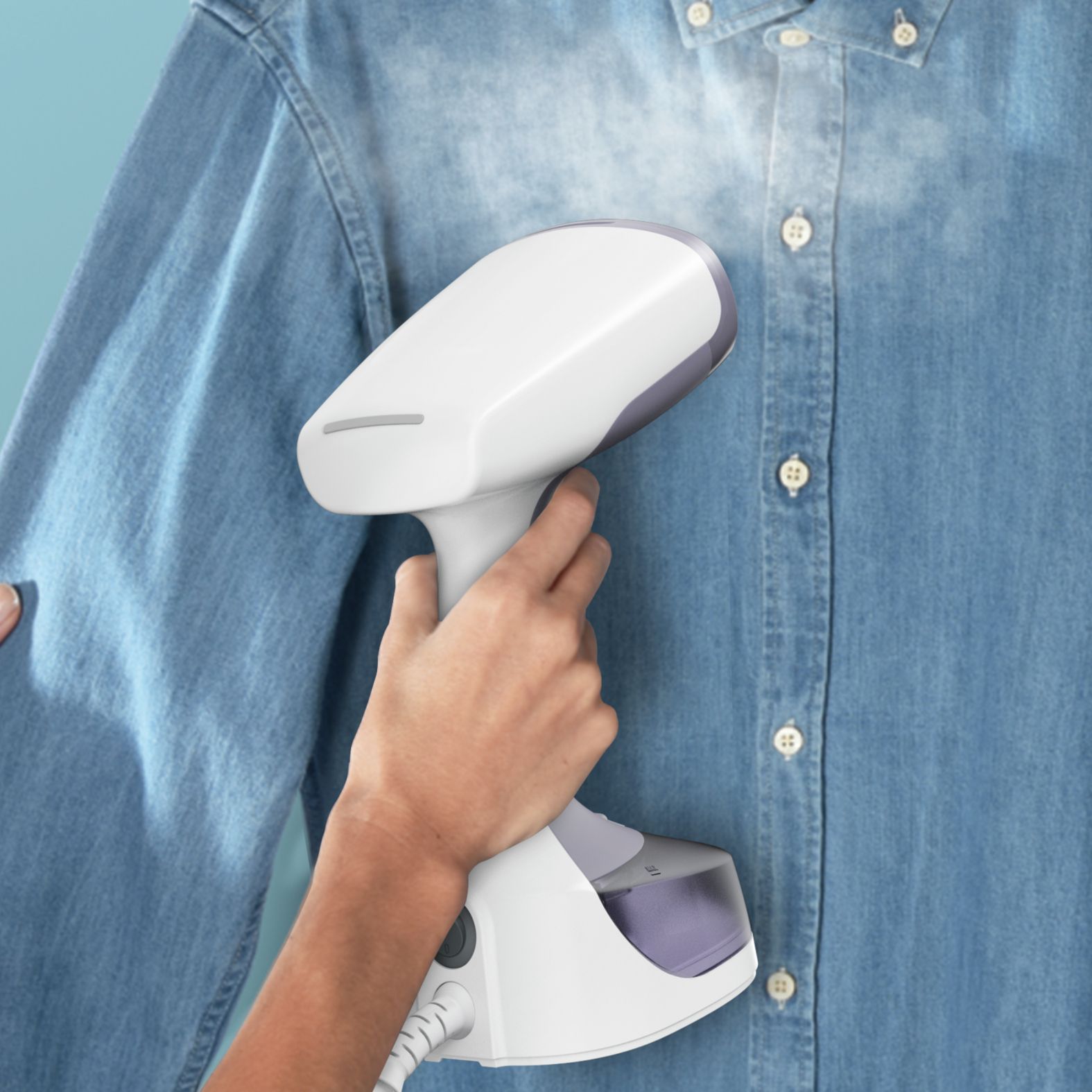 Tefal Access Steam Easy DT7151 Kledingstomer - Handheld - 1400W - Wit/Grijs