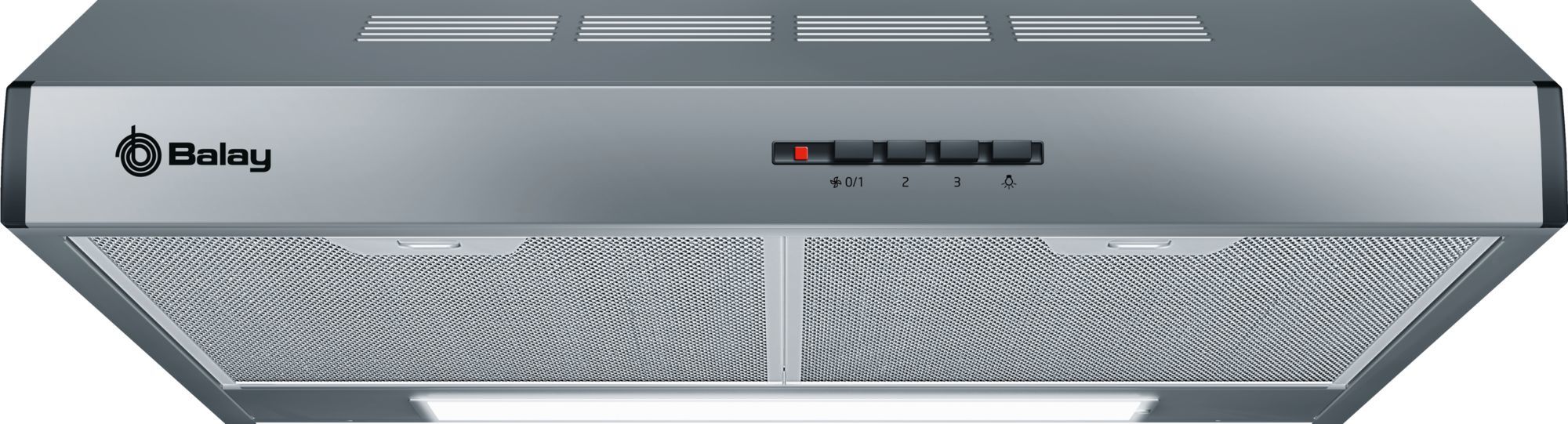 Balay 3BH263MX Onderbouw Afzuigkap - Roestvrijstaal - 350 m³/uur - D
