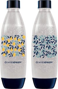 SodaStream Spring Nature flessen Duopack - 2x 1L - Natuurprint - Vaatwasserbestendig