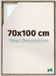 yd, Cadre 70x100 cm Chêne Sonoma - Cadre pour toile - MDF Lyon