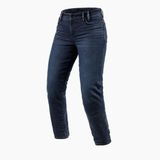 REV'IT! Violet Dames BF Motorjeans - Donkerblauw/Zwart - Maat 29/30