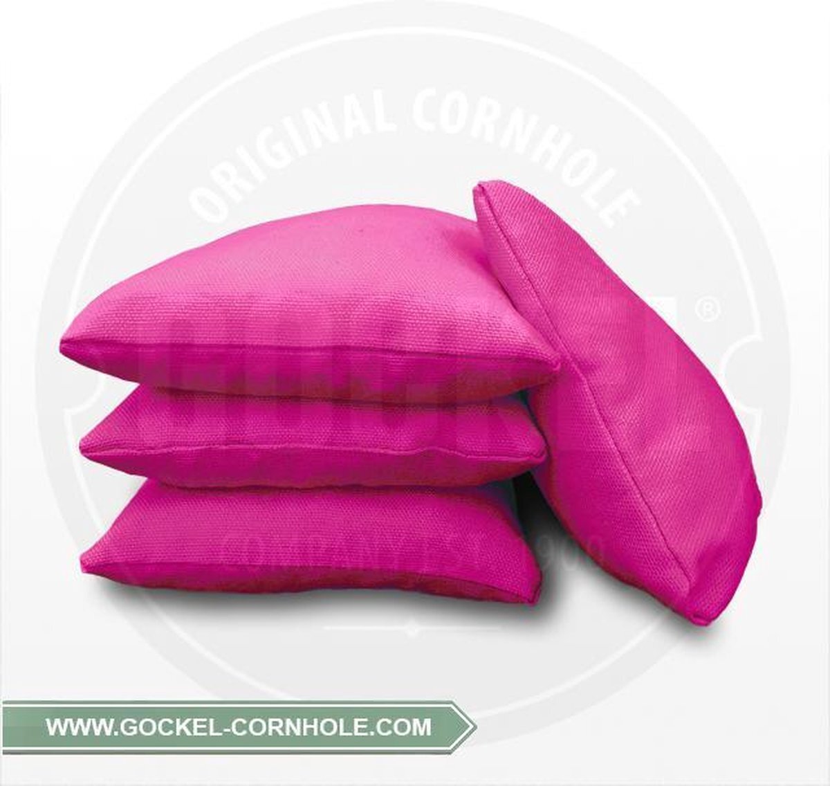 Gockel Original Cornhole 1 set van 4 ROZE Cornhole Bags / Zakjes (volgens de officiële normen)