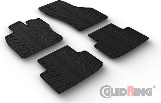 Rubbermatten passend voor Cupra Formentor 2020- (T-Design 4-delig + montageclips)