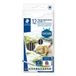 Staedtler Design Journey 14610T C12 aquarel potloden (Pack van 12)