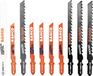 Bahco 91-MIXED-10P Lames de scie sauteuse pour bois et métal - 10 pièces
